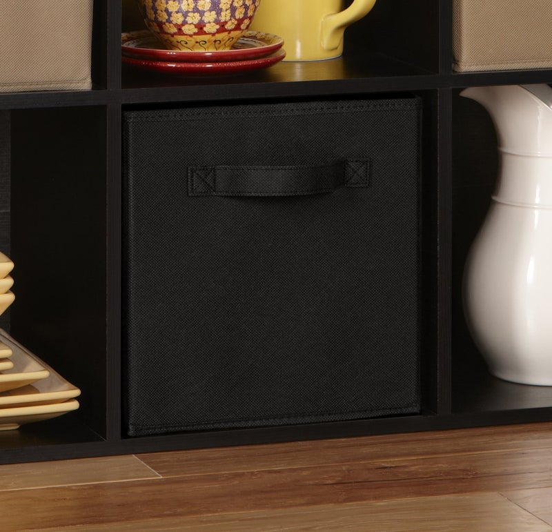 ClosetMaid 3784 Cubeicals Fabric Drawer, Black, 2-Pack - Image 2